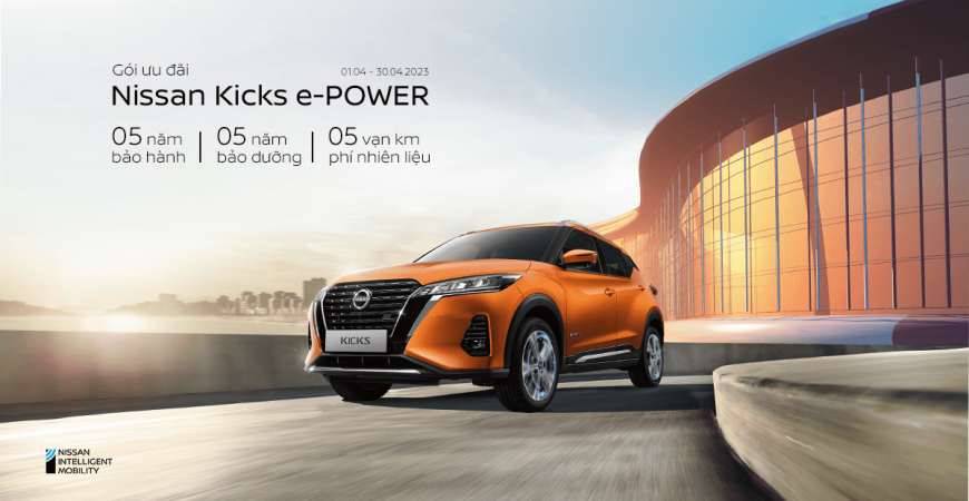 Nissan triển khai chiến dịch “An tâm vạn dặm” cho Nissan Kicks e-POWER